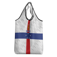Personalized Nederlandse Antillen 1986-2010 Grocery Bag Simple Flag Style - Wonder Print Shop
