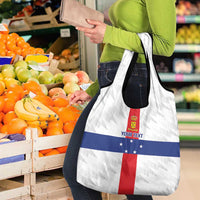 Personalized Nederlandse Antillen 1986-2010 Grocery Bag Simple Flag Style - Wonder Print Shop