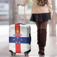 Personalized Nederlandse Antillen 1986-2010 Luggage Cover Simple Flag Style - Wonder Print Shop