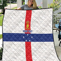 Personalized Nederlandse Antillen 1986-2010 Quilt Simple Flag Style - Wonder Print Shop