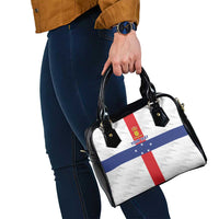 Personalized Nederlandse Antillen 1986-2010 Shoulder Handbag Simple Flag Style - Wonder Print Shop
