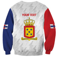 Personalized Nederlandse Antillen 1986-2010 Sweatshirt Simple Flag Style - Wonder Print Shop