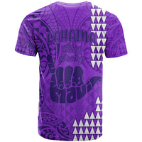 Strong Maui T Shirt Good Living Hawaii with Shaka Sign Kakau Tribal Purple - Wonder Print Shop