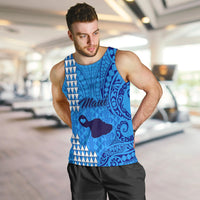 personalised-maui-island-men-tank-top-kakau-tribal-mixed-polynesian-pattern-blue
