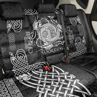 Personalized Anglesey Ynys Mon Back Car Seat Cover Black Standing Stone Celtic-inspired - Wonder Print Shop