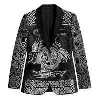 Personalized Anglesey Ynys Mon Blazer Black Standing Stone Celtic-inspired - Wonder Print Shop