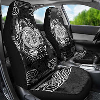 Personalized Anglesey Ynys Mon Car Seat Cover Black Standing Stone Celtic-inspired - Wonder Print Shop