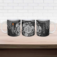 Personalized Anglesey Ynys Mon Ceramic Mug Black Standing Stone Celtic-inspired - Wonder Print Shop