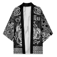 Personalized Anglesey Ynys Mon Kimono Black Standing Stone Celtic-inspired - Wonder Print Shop