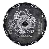 Personalized Anglesey Ynys Mon Spare Tire Cover Black Standing Stone Celtic-inspired - Wonder Print Shop