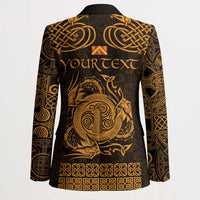 Personalized Anglesey Ynys Mon Blazer Gold Standing Stone Celtic-inspired - Wonder Print Shop