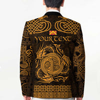 Personalized Anglesey Ynys Mon Blazer Gold Standing Stone Celtic-inspired - Wonder Print Shop
