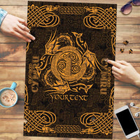 Personalized Anglesey Ynys Mon Puzzle Gold Standing Stone Celtic-inspired - Wonder Print Shop