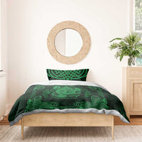 Personalized Anglesey Ynys Mon Bedding Set Green Standing Stone Celtic-inspired - Wonder Print Shop