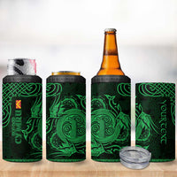 Personalized Anglesey Ynys Mon 4 in 1 Can Cooler Tumbler Green Standing Stone Celtic-inspired - Wonder Print Shop