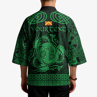 Personalized Anglesey Ynys Mon Kimono Green Standing Stone Celtic-inspired - Wonder Print Shop