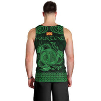 Personalized Anglesey Ynys Mon Men Tank Top Green Standing Stone Celtic-inspired - Wonder Print Shop