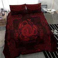 Personalized Anglesey Ynys Mon Bedding Set Red Standing Stone Celtic-inspired - Wonder Print Shop