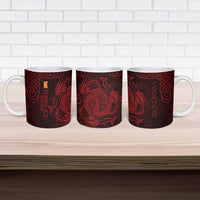 Personalized Anglesey Ynys Mon Ceramic Mug Red Standing Stone Celtic-inspired - Wonder Print Shop