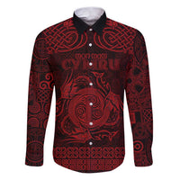 Personalized Anglesey Ynys Mon Family Matching Puletasi and Hawaiian Shirt Red Standing Stone Celtic-inspired - Wonder Print Shop