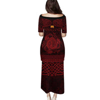 Personalized Anglesey Ynys Mon Puletasi Red Standing Stone Celtic-inspired - Wonder Print Shop