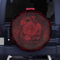Personalized Anglesey Ynys Mon Spare Tire Cover Red Standing Stone Celtic-inspired - Wonder Print Shop