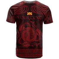 Personalized Anglesey Ynys Mon T Shirt Red Standing Stone Celtic-inspired - Wonder Print Shop