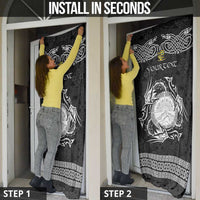 Personalized Brecknockshire Sir Frycheiniog Door Cover Black Brecon Beacons Mountain Celtic-inspired - Wonder Print Shop