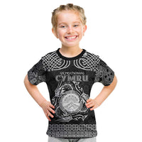 Personalized Brecknockshire Sir Frycheiniog Kid T Shirt Black Brecon Beacons Mountain Celtic-inspired - Wonder Print Shop