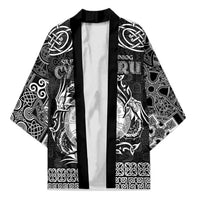 Personalized Brecknockshire Sir Frycheiniog Kimono Black Brecon Beacons Mountain Celtic-inspired - Wonder Print Shop