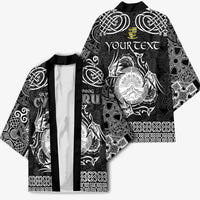Personalized Brecknockshire Sir Frycheiniog Kimono Black Brecon Beacons Mountain Celtic-inspired - Wonder Print Shop