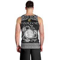 Personalized Brecknockshire Sir Frycheiniog Men Tank Top Black Brecon Beacons Mountain Celtic-inspired - Wonder Print Shop
