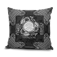 Personalized Brecknockshire Sir Frycheiniog Pillow Cover Black Brecon Beacons Mountain Celtic-inspired - Wonder Print Shop