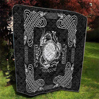 Personalized Brecknockshire Sir Frycheiniog Quilt Black Brecon Beacons Mountain Celtic-inspired - Wonder Print Shop