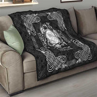 Personalized Brecknockshire Sir Frycheiniog Quilt Black Brecon Beacons Mountain Celtic-inspired - Wonder Print Shop