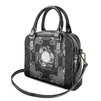 Personalized Brecknockshire Sir Frycheiniog Shoulder Handbag Black Brecon Beacons Mountain Celtic-inspired - Wonder Print Shop