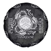 Personalized Brecknockshire Sir Frycheiniog Spare Tire Cover Black Brecon Beacons Mountain Celtic-inspired - Wonder Print Shop