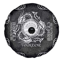Personalized Brecknockshire Sir Frycheiniog Spare Tire Cover Black Brecon Beacons Mountain Celtic-inspired - Wonder Print Shop