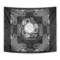 Personalized Brecknockshire Sir Frycheiniog Tapestry Black Brecon Beacons Mountain Celtic-inspired - Wonder Print Shop