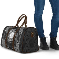 Personalized Brecknockshire Sir Frycheiniog Travel Bag Black Brecon Beacons Mountain Celtic-inspired - Wonder Print Shop