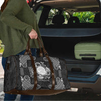 Personalized Brecknockshire Sir Frycheiniog Travel Bag Black Brecon Beacons Mountain Celtic-inspired - Wonder Print Shop