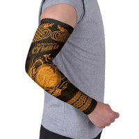 Personalized Brecknockshire Sir Frycheiniog Arm Sleeves Gold Brecon Beacons Mountain Celtic-inspired - Wonder Print Shop
