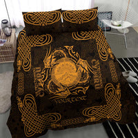 Personalized Brecknockshire Sir Frycheiniog Bedding Set Gold Brecon Beacons Mountain Celtic-inspired - Wonder Print Shop