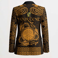 Personalized Brecknockshire Sir Frycheiniog Blazer Gold Brecon Beacons Mountain Celtic-inspired - Wonder Print Shop