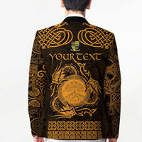 Personalized Brecknockshire Sir Frycheiniog Blazer Gold Brecon Beacons Mountain Celtic-inspired - Wonder Print Shop