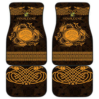Personalized Brecknockshire Sir Frycheiniog Car Mats Gold Brecon Beacons Mountain Celtic-inspired - Wonder Print Shop