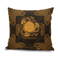 Personalized Brecknockshire Sir Frycheiniog Pillow Cover Gold Brecon Beacons Mountain Celtic-inspired - Wonder Print Shop