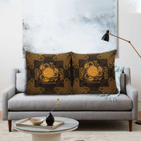 Personalized Brecknockshire Sir Frycheiniog Pillow Cover Gold Brecon Beacons Mountain Celtic-inspired - Wonder Print Shop