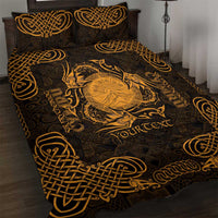 Personalized Brecknockshire Sir Frycheiniog Quilt Bed Set Gold Brecon Beacons Mountain Celtic-inspired - Wonder Print Shop