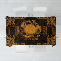 Personalized Brecknockshire Sir Frycheiniog Tablecloth Gold Brecon Beacons Mountain Celtic-inspired - Wonder Print Shop
